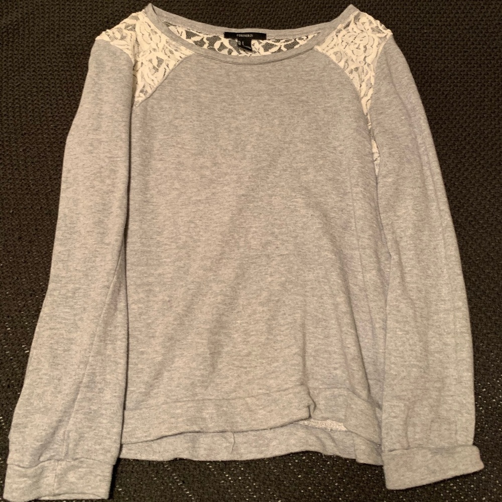 Lace sweater